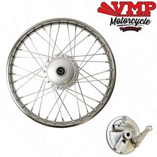 Honda CG 125 Front Wheel Drum Brake Hub Rim 1.4 x 18 + Drum Shoe Plate Speedo