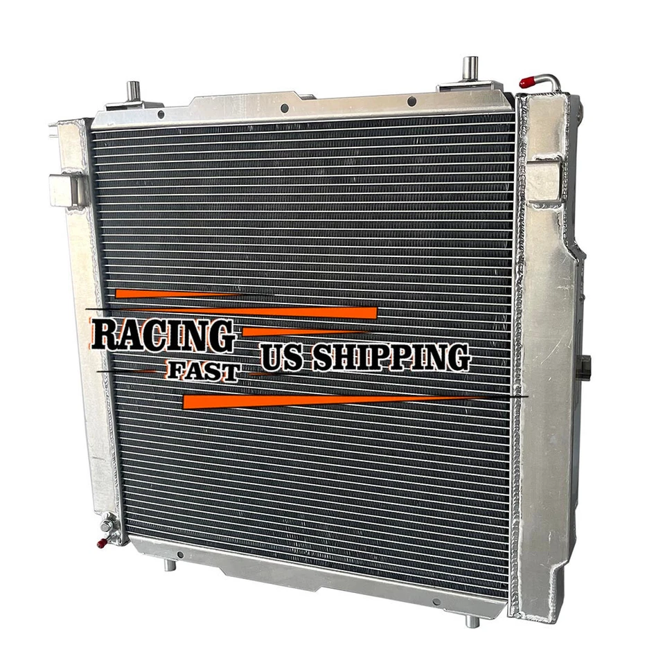 Aluminum Radiator for 02-2008 Mercedes-Benz W463 G500 G550 G55 AMG w/ Oil Cooler - Image 3 of 4