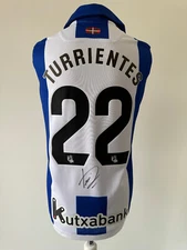 Signed BENAT TURRIENTES Shirt - Real Sociedad - PROOF/COA - Spain