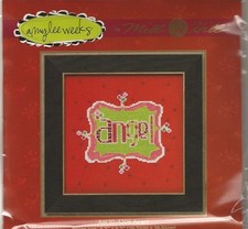 Christmas Angel Cross Stitch Glass Bead Kit by Mill Hill