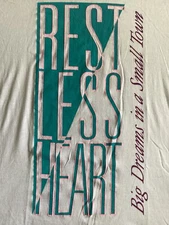 Restless Heart Big Dreams in a Small Town Vintage Graphic T-Shirt XXL