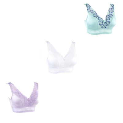 Rhonda Shear  3-Pack Adjustable Bra with Back Closure, Soft Romance, M