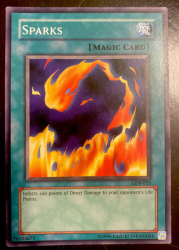 Yu-Gi-Oh! Sparks Common Spell Card LOB-055 - Picture 1 of 2