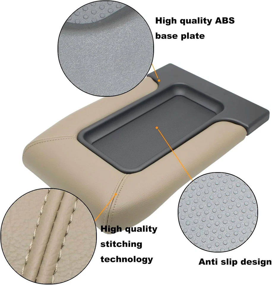 For 99-07 Chevy Avalanche Suburban Tahoe GMC Sierra 19127364 Center Console Lid - Изображение 2 из 4