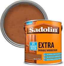 2,5 l Sadolin Extra Oil Based Zewnętrzna wewnętrzna bejca na drewnie Birma Teak