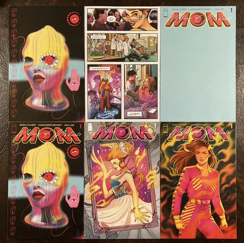 MOM MOTHER OF MADNESS #1 SET OF 6 1:25,10 RATCLIFFE LEIZ CLARKE VARIANT COMIC BA