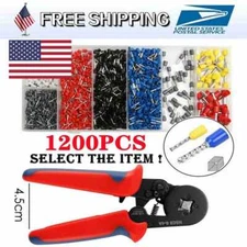 1200PCS Cable Cord Pin End Bootlace Ferrule Terminal Set Wire Crimp Connectors