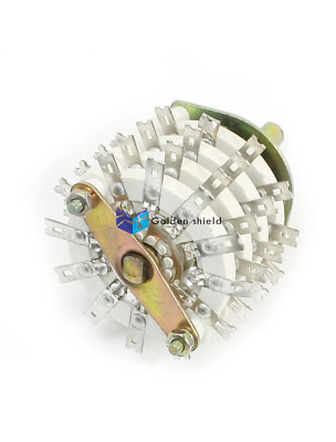 KCZ8X5 6mm Dia Shaft 8P5T 8 Pole 40 Position Band Channel Selector
