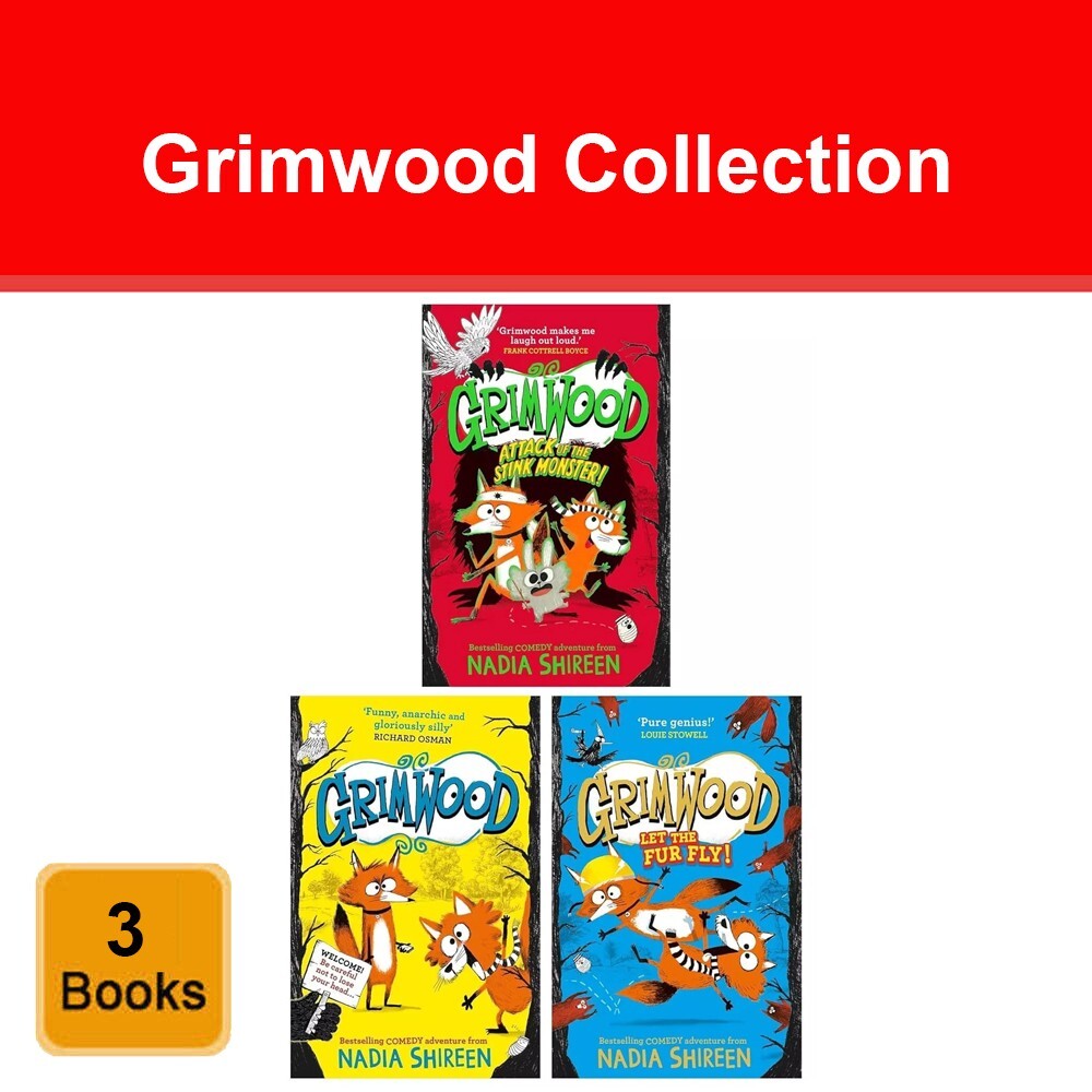 Grimwood Series 3 Books Collection Set by Nadia Shireen NEW Pack