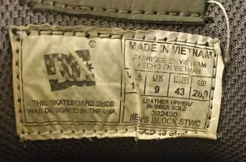 SELTENE VINTAGE DC SCHUHE grün Ken Block Leder Hi SE #43 Schuhe Herren Größe US10 - Bild 7 von 10