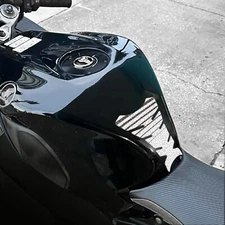 MC Motoparts White Line Fish Bone Gas Tank Pad Cover Protector Removable