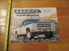 Dodge Power Wagons 1979 Truck Car auto Dealer showroom Sales Brochure