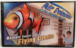 air swimmers remote control flying clownfish
