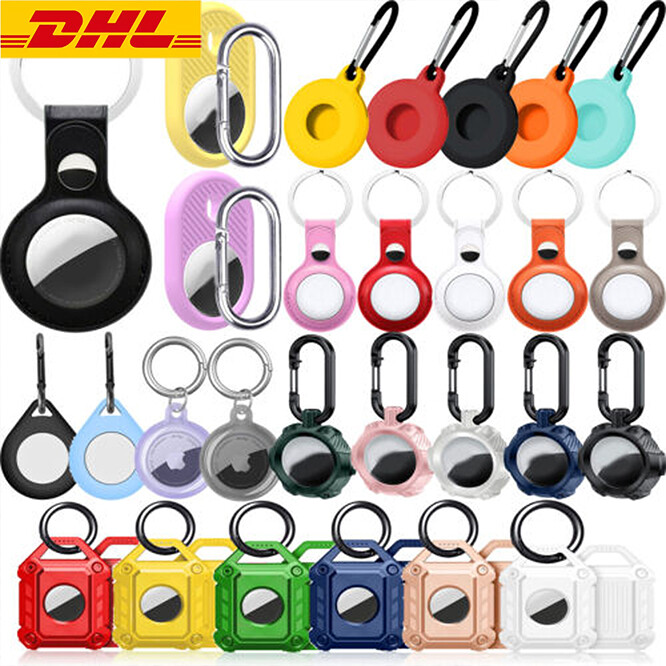 Apple AirTag Silicone Case with Keychain - Protective Cover