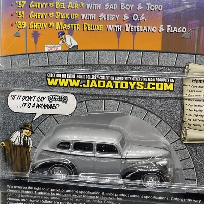 🆕Jada Toys✨Homie Rollerz✨'39 Chevy Master Deluxe Lowrider