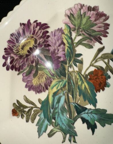 Piatto da dessert ottagonale Copeland Spode 1883 rovere - Foto 4 di 12