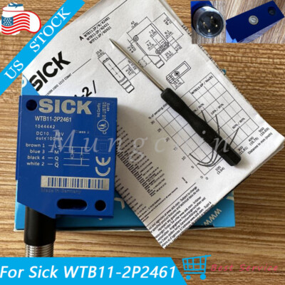 For Sick WTB11-2P2461 1044442 10-30VDC 100mA 4-Pin Photoelectric Sensor Switch