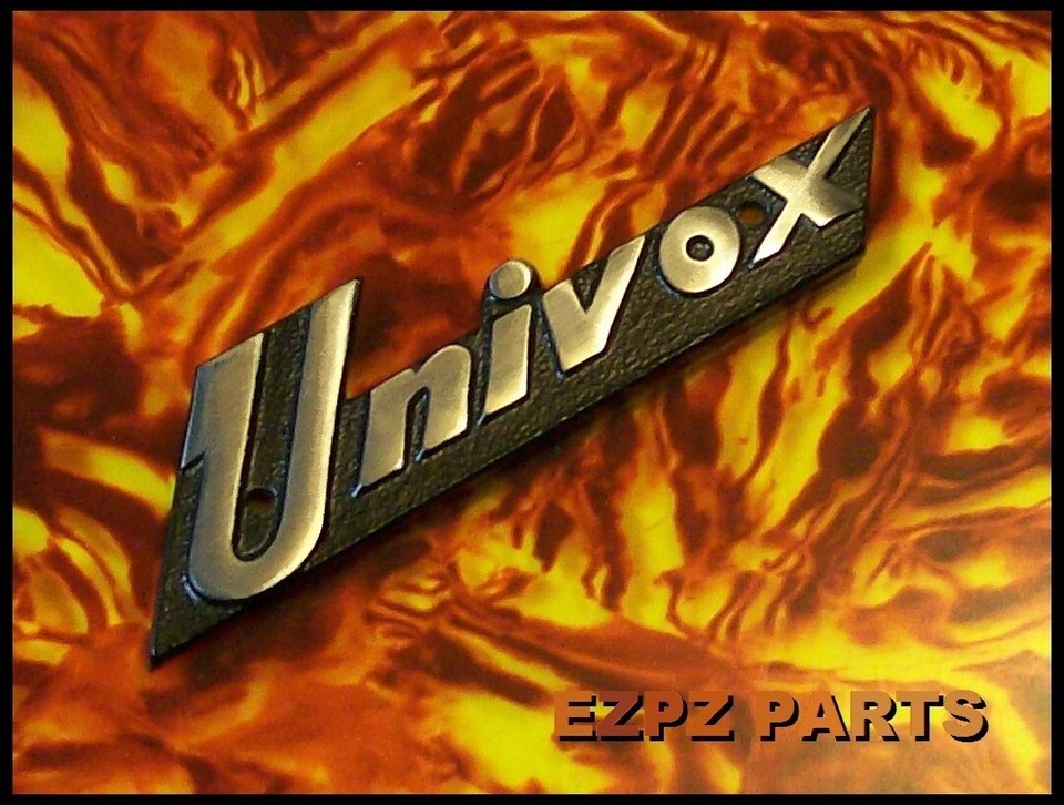 Univox Headstock Logo For Vintage Univox Guitar Bass EZPZ PARTS EBay Univox headstock logo for vintage univox guitar bass ezpz parts ebay