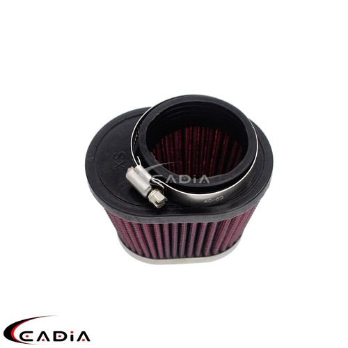 Limpiador de filtro de admisión de aire rojo 52 mm para motocicleta Honda Yamaha Suzuki Kawasaki - Imagen 4 de 11