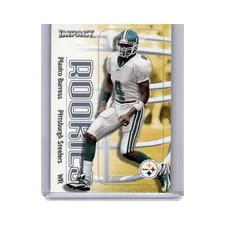 Plaxico Burress Rookie 2000 Impact #21 Pittsburgh Steelers Football Card NM