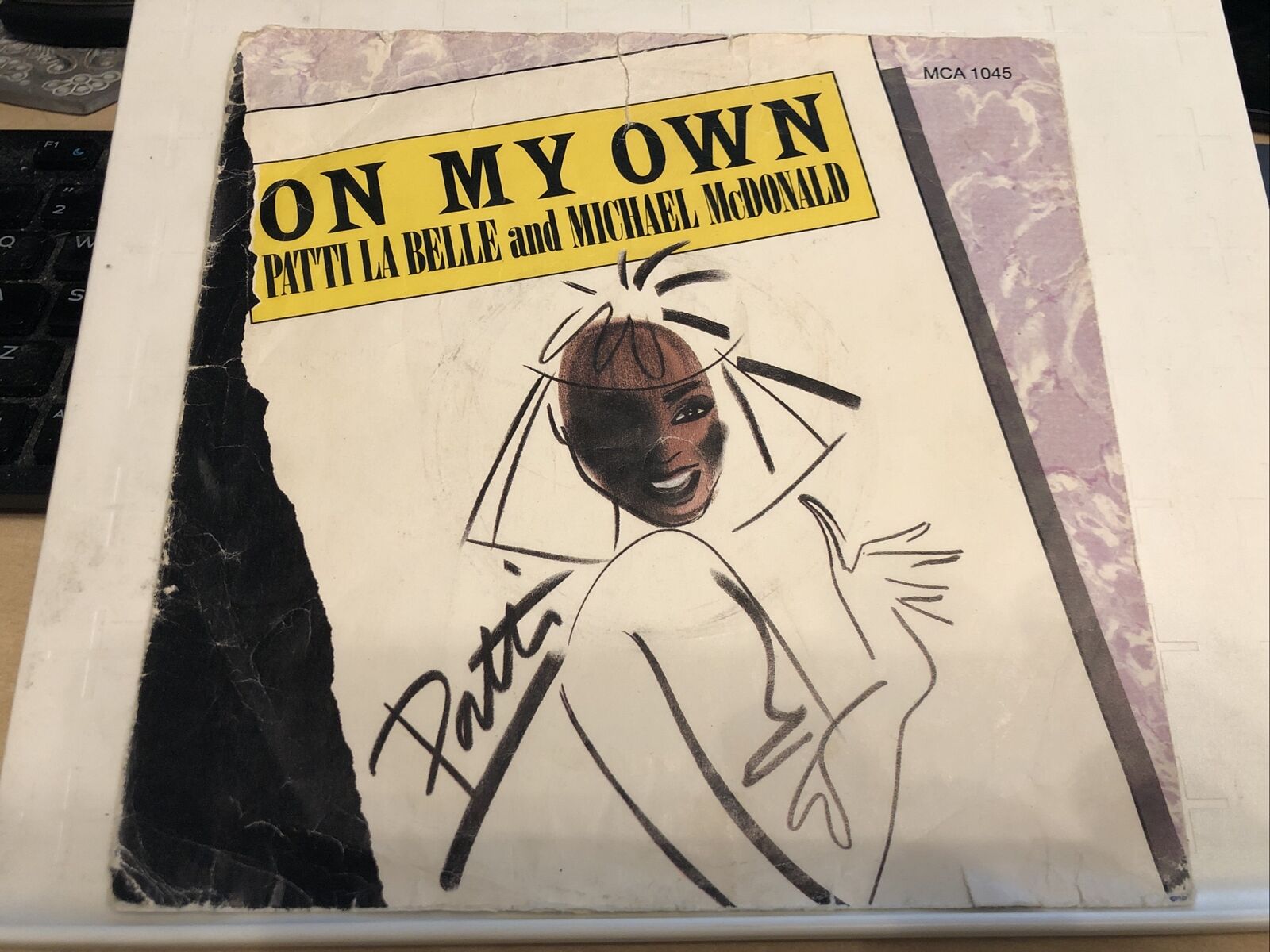 Patti Labelle & Michael McDonald - On My Own 7" Vinyl Single Record P/S