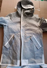 Thom Browne Jacket Grey Mackintosh ZipUp Hoodie Sz M Rare Prototype Unique OOAK 