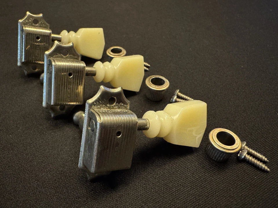 Gibson Reedición Kluson Luz Envejecida Reliquia Níquel Línea Única Doble Anillo Sintonizadores R0 Foto 2 de 2