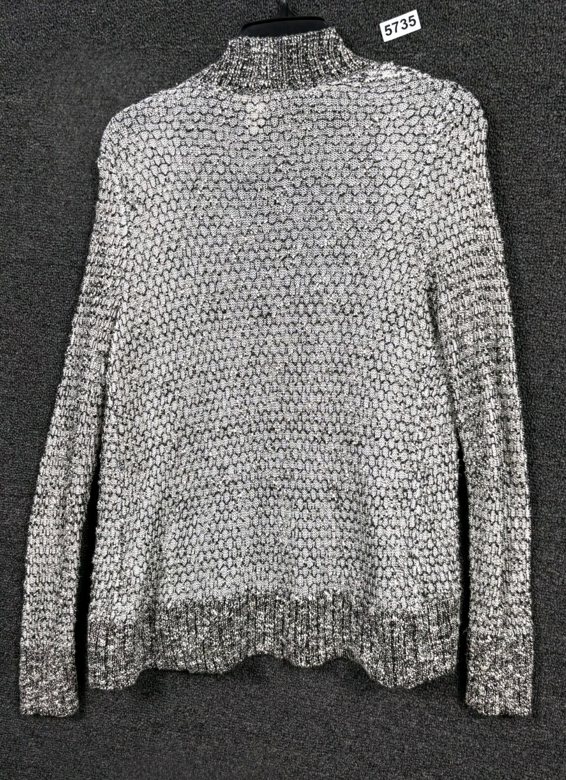 Chico’s Open Front Textured Overlay Jacket Womens… - image 2