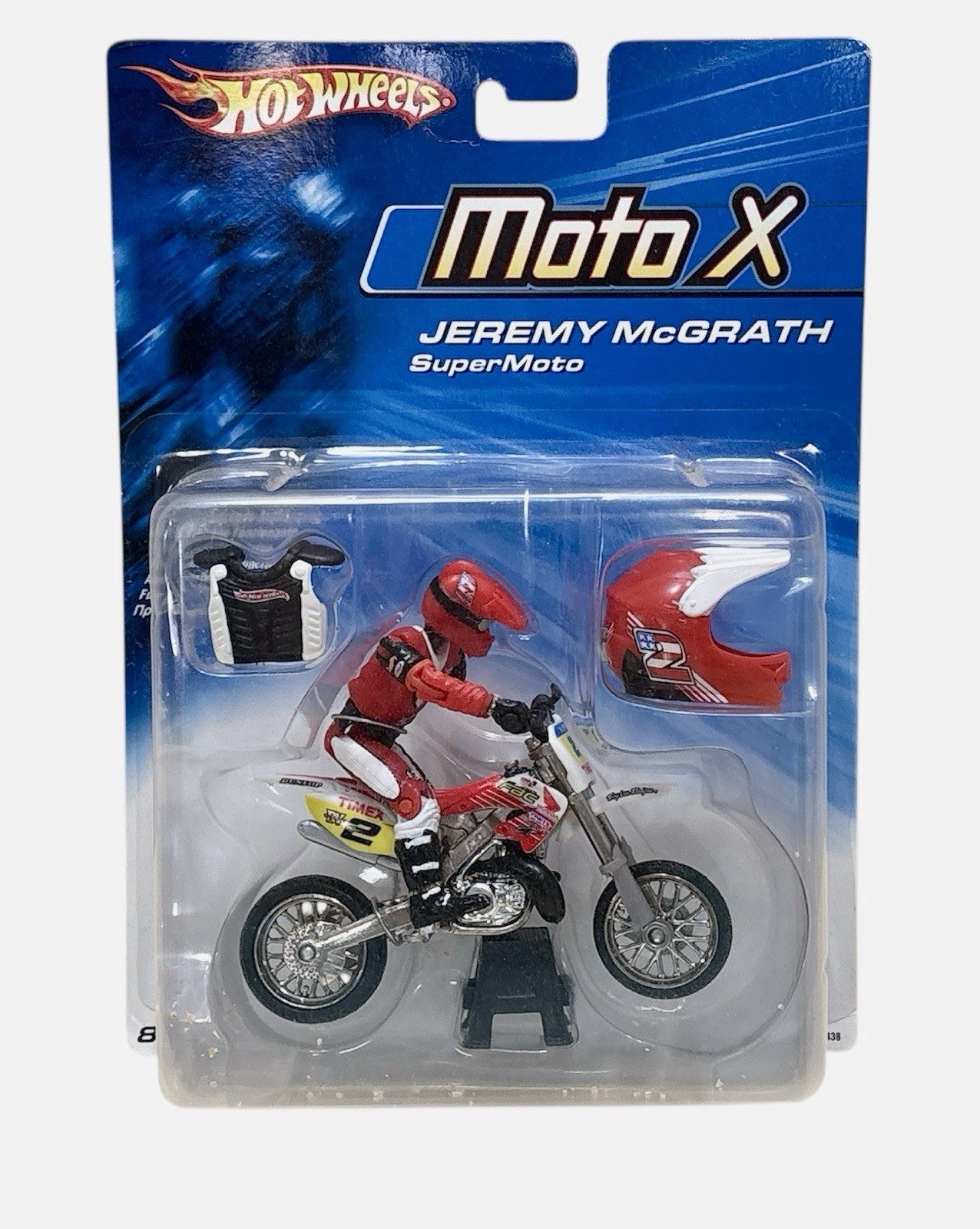 Hot Wheels Moto X Jeremy McGrath Super Moto Honda Dirt Bike Motocross - Rare