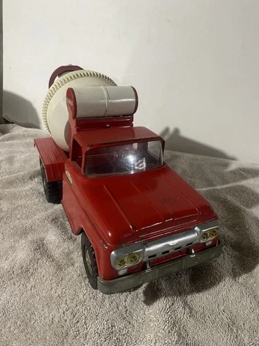 Tonka Vintage Red Cement Mixer Truck