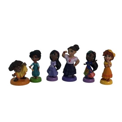 Disney Encanto Mini Figure Lot 6pc Madrigal Family 2'' Cake Toppers by Jakks