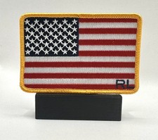 Ralph Lauren Embroidered American Flag stick-on Patch