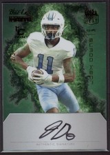 2023 Josh Downs Wild Card Matte Rookie Heat Auto RC 2/3 #RH-A (F1602). rookie card picture