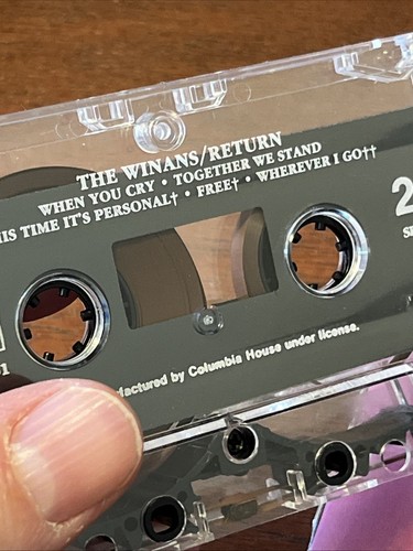 Return by The Winans (Cassette, Apr-1990, Warner Brothers Qwest) Tested - Picture 8 of 11