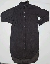 Madewell Corduroy Long-Sleeve Midi Shirtdress Size Small Style BR0129