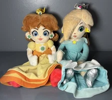 Super Mario Rosalina & Daisy Plush Toy Good Stuff 2020 Nintendo Toy Fair RARE
