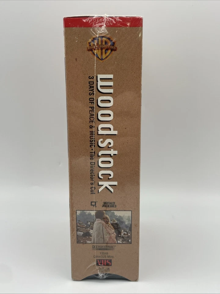 Woodstock: 3 Days Of Peace And Music Directors Cut, VHS, 2 Cassettes, SEALED NEW - Image 3 of 4