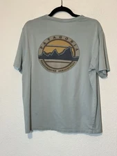 Patagonia Men's Regular Fit T-Shirt With Shirt Pocket Blue Size Small