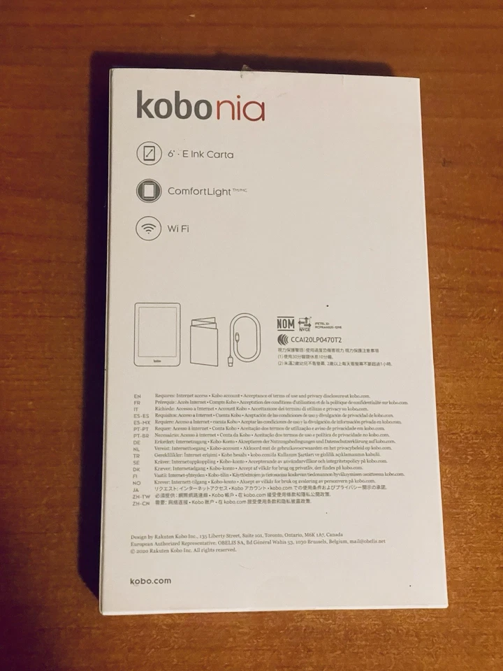 Kobo Nia 6" 8GB Lettore eBook - Nero - Immagine 2 di 3