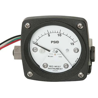 #ad #ad Midwest Instrument 120 Aa 00 O Ca 30P Pressure Gauge 0 To 30 Psi $380.99