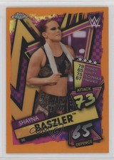 2021 Topps Chrome WWE Slam Attax Orange Refractor 17/25 Shayna Baszler #96 0c2