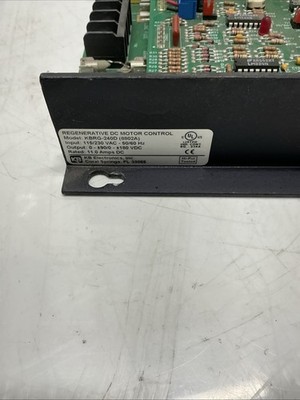 KB Electronics KBRG-240D Base With Rev L A57225 Motor Control Board Y-130