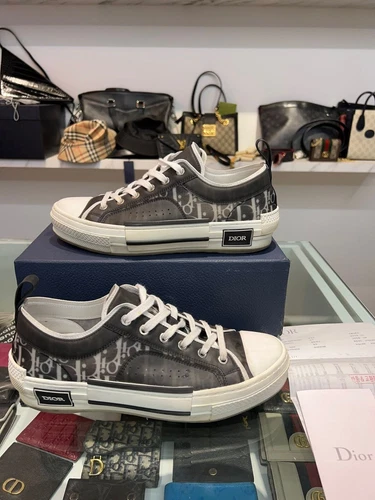 Baskets basses noires Dior Oblique B23 41 81017700