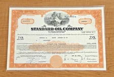 Standard Oil Company- $25,000 Bond Certificate- 1978