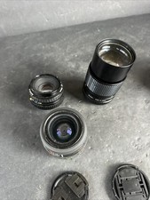 Lot of Vintage Pentax Camera Lenses   SMC Pentax-A, Zoom, Manual Focus  R49