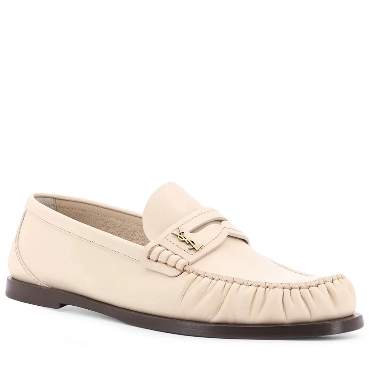 NIB SAINT LAURENT LOAFERS NUBUCK LEATHER  SHOES SAINT LAURENT Le Loafer suede loafers | NET-A-PORTER main image 4