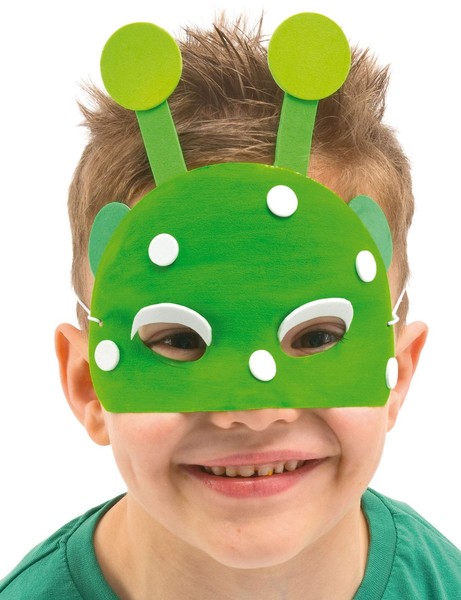 Plastikmasken Basteln 8 Stk Weiß Karneval Baker Ross EV1246 FüR Kinder-image
