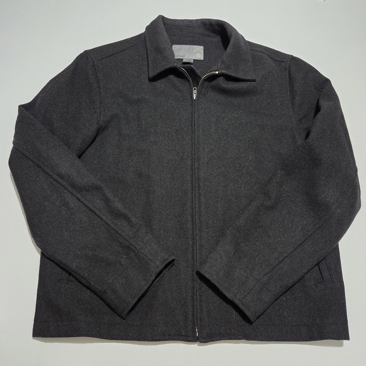 Old Navy Black Coats, Jackets & Vests Wool Outer Shell for Men for