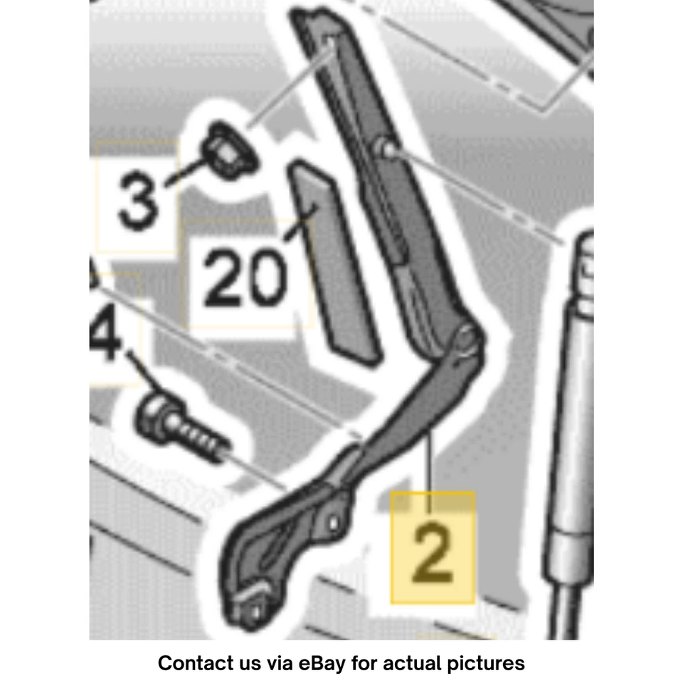 Крышка гусеницы переднего сиденья 2010–2016 AUDI A4/A5/A6/A7 Б/У от оригинального производителя 4F0881348 - Изображение 3 из 4
