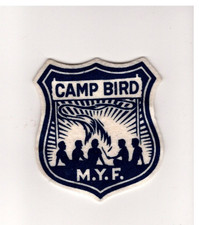 Camp Bird, Wisconsin, Methodist Youth Fellowship, Vintage Felt Camp Patch
